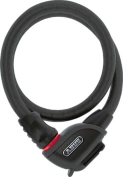 Abus Steel-O-Flex Lock PHANTOM 8960 Black 85 Cm Incl. TexKF Holder