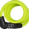 Abus Spiral Cable Lock NUMERO 5510C/180/10 Lime -Bicycle Supplies 816562 Abus Spiralkabelschloss NUMERO 5510C 180 10 lime 1280x1280