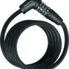 Abus Numero 5510C/180 BK SR Spiral Cable Lock -Bicycle Supplies 861469 Abus Numero 5510C 180 BK SR Spiralkabelschloss 1280x1280