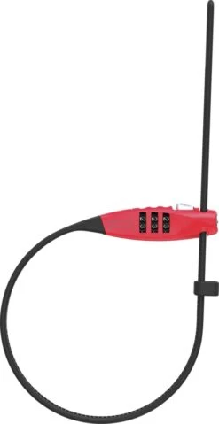 Abus Combiflex TravelGuard Red