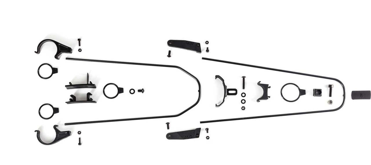 ACID Mudguard Set MTB 60 With Struts Black 7 ACID Mudguard Set MTB 60 With Struts Black - Image 5