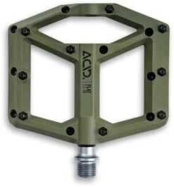 ACID Pedals FLAT C1-IB - Olive Green