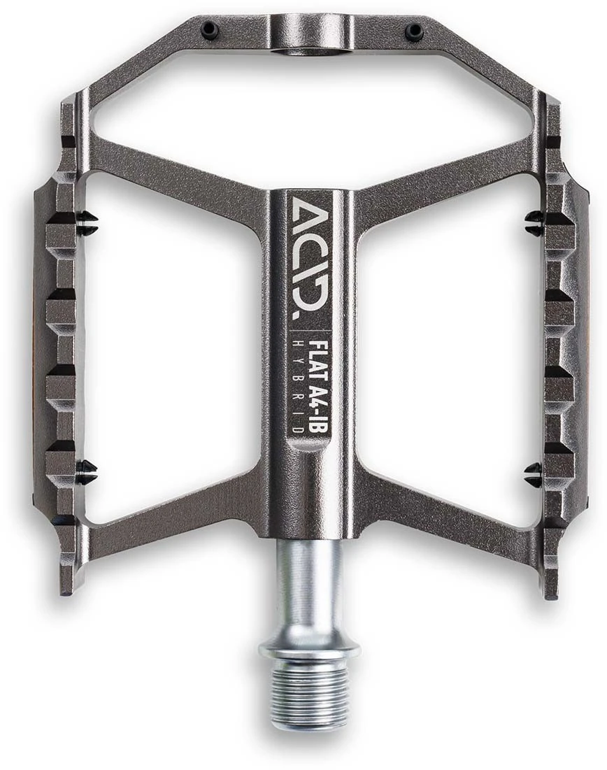 ACID Pedals FLAT A4-IB HYBRID - Grey 3 ACID Pedals FLAT A4-IB HYBRID - Grey