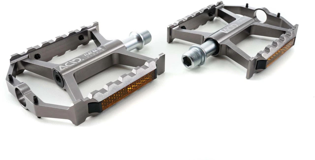 ACID Pedals FLAT A4-IB HYBRID - Grey 5 ACID Pedals FLAT A4-IB HYBRID - Grey - Image 3