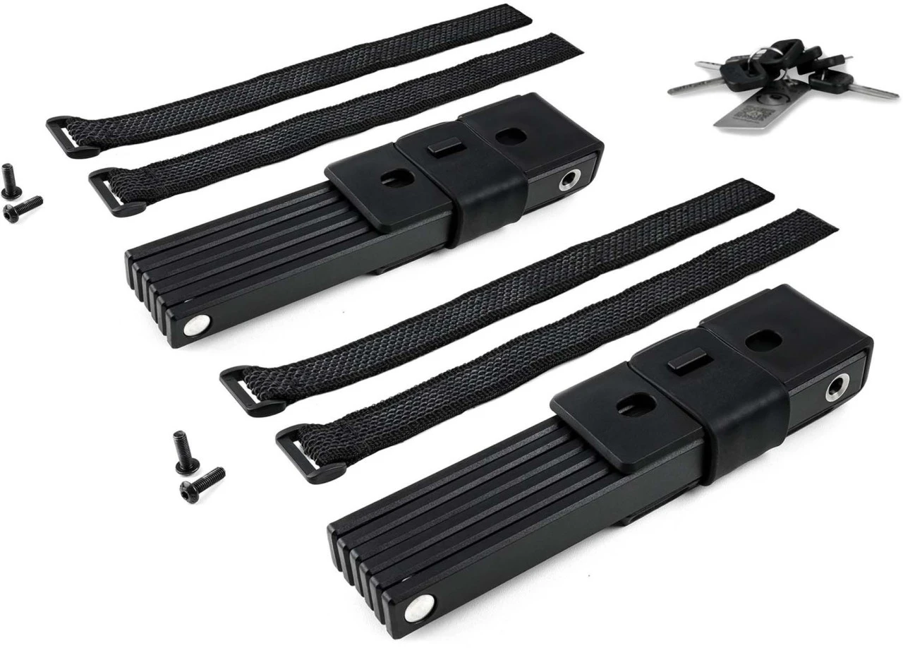 ACID Folding Lock RIGID 100 PURE TWIN PACK - Black 1000mm 5 ACID Folding Lock RIGID 100 PURE TWIN PACK - Black 1000mm - Image 3
