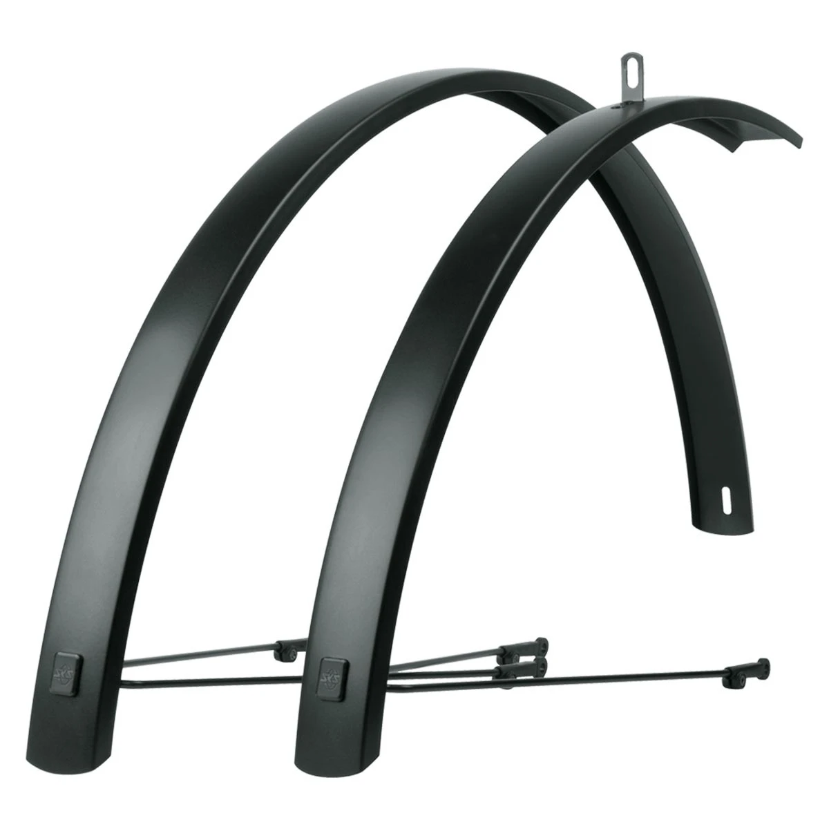 SKS Mudguard Set Edge AL Black Matt 28" 45 Mm 3 SKS Mudguard Set Edge AL Black Matt 28" 45 Mm